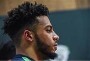 22 March 2017; Cyrus Christie of Republic of Ireland during a press conference at the FAI National Training Centre in Abbotstown, Co Dublin. Photo by David Maher/Sportsfile