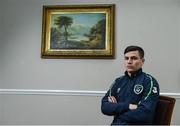 22 March 2017; Josh Cullen of the Republic of Ireland during the Republic of Ireland Under 21's Press Event at the CityWest Hotel in Saggart, Co Dublin. Photo by David Fitzgerald/Sportsfile
