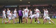 12 March 2017; The Tyrone team warm up ahead of the second half in the Allianz Football League Division 1 Round 3 Refixture match between Tyrone and Cavan at Healy Park in Omagh, Co. Tyrone. Photo by Oliver McVeigh/Sportsfile