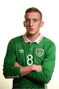 22 March 2017; Ronan Curtis of the Republic of Ireland Under 21's poses for a portrait during a portrait session at the CityWest Hotel in Saggart, Co Dublin. Photo by Stephen McCarthy/Sportsfile
