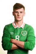 22 March 2017; Danny Kane of the Republic of Ireland Under 21's poses for a portrait during a portrait session at the CityWest Hotel in Saggart, Co Dublin. Photo by Stephen McCarthy/Sportsfile