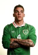 22 March 2017; Reece Grego-Cox of the Republic of Ireland Under 21's poses for a portrait during a portrait session at the CityWest Hotel in Saggart, Co Dublin. Photo by Stephen McCarthy/Sportsfile
