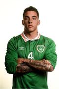 22 March 2017; Reece Grego-Cox of the Republic of Ireland Under 21's poses for a portrait during a portrait session at the CityWest Hotel in Saggart, Co Dublin. Photo by Stephen McCarthy/Sportsfile