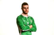 22 March 2017; Evan Osam of the Republic of Ireland Under 21's poses for a portrait during a portrait session at the CityWest Hotel in Saggart, Co Dublin. Photo by Stephen McCarthy/Sportsfile