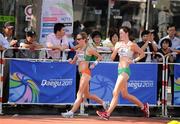 31 August 2011; Olive Loughnane, Ireland, in action during the Women's 20km Race Walk event where she finished in 16th position, in a time of 1:34:02. IAAF World Championships - Day 5, Daegu, Korea. Picture credit: Stephen McCarthy / SPORTSFILE