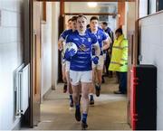 12 March 2017; Martin Reilly of Cavanleading his team on to the pitch for the Allianz Football League Division 1 Round 3 Refixture match between Tyrone and Cavan at Healy Park in Omagh, Co. Tyrone. Photo by Oliver McVeigh/Sportsfile