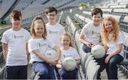 23 March 2017; In attendance at the &quot;Moving Well - Being Well&quot; project launch at Croke Park in Dublin, are &quot;Moving Well - Being Well&quot; ambassadors, from left, Charlie Costello, Rachel Whelan, Matthew Grehan, Sophie Whelan,  Micheal Grehan and Robin Costello. Just 11% of Irish teens have mastered fundamental movements that they should have mastered by the age of 6. The Insight Centre for Data Analytics along with The GAA, Dublin City University and Dublin GAA today launched &quot;Moving Well - Being Well&quot; - the largest project of its kind globally - which aims to tackle this potential catastrophe. Photo by Sam Barnes/Sportsfile