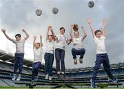 23 March 2017; In attendance at the &quot;Moving Well - Being Well&quot; project launch at Croke Park in Dublin, are &quot;Moving Well - Being Well&quot; ambassadors, from left, Michael Grehan, Sophie Whelan, Robin Costello, Charlie Costello, Rachel Whelan and Matthew Grehan. Just 11% of Irish teens have mastered fundamental movements that they should have mastered by the age of 6. The Insight Centre for Data Analytics along with The GAA, Dublin City University and Dublin GAA today launched &quot;Moving Well - Being Well&quot; - the largest project of its kind globally - which aims to tackle this potential catastrophe. Photo by Sam Barnes/Sportsfile
