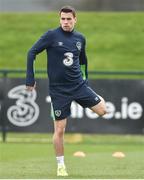 23 March 2017; Seamus Coleman of the Republic of Ireland during squad training at the FAI National Training Centre in Abbotstown, Co Dublin. Photo by Matt Browne/Sportsfile