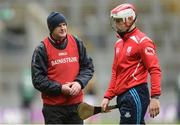 17 March 2017; Cuala manager Mattie Kenny and Con O'Callaghan before the AIB GAA Hurling All-Ireland Senior Club Championship Final match between Ballyea and Cuala at Croke Park in Dublin. Photo by Piaras Ó Mídheach/Sportsfile
