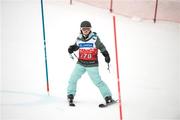 23 March 2017; Team Ireland's Laoise Kenny, a member of Kilternan Karvers Special Olympics Club, from Monkstown, Co. Dublin, competing in the Alpine Slalom Final at the 2017 Special Olympics World Winter Games at Schladming-Rohrmoos, Stadthalle Graz, in Graz, Austria. Photo by Ray McManus/Sportsfile