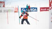 23 March 2017; Team Ireland's Cyril Walker, a member of Skiability Special Olympics Club, from Markethill, Co. Armagh, competing in an Alpine Slalom Final at the 2017 Special Olympics World Winter Games at Schladming-Rohrmoos, Stadthalle Graz, in Graz, Austria. Photo by Ray McManus/Sportsfile