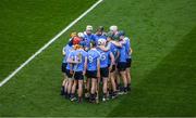 4 March 2017; The Dublin team huddle ahead of the Allianz Hurling League Division 1A Round 3 match between Dublin and Waterford at Croke Park in Dublin. Photo by Ray McManus/Sportsfile