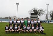22 March 2017; The St. Francis College team before the Bank of Ireland FAI Schools Dr. Tony O’Neill Senior Cup National Final match between Rice College, Westport, and St. Francis College, Rochestown, at Home Farm FC in Whitehall, Dublin. Photo by Stephen McCarthy/Sportsfile