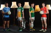 24 March 2017; Colm Basquel of Dublin, Ruairi McNamee of Offaly, Brian Sugrue of Kerry and Seán O’Donoghue of Cork, pictured in Croke Park today to preview the EirGrid GAA U21 Leinster and Munster Finals which will take place on Wednesday, 29th March. Kerry will face Cork in Páirc Uí Rinn and Dublin will play Offaly in O’Moore Park, Portlaoise with both games commencing at 7.30pm. Fans unable to attend the games will be available to stream both live on www.TG4.ie. EirGrid is a state-owned company that manages and develops Ireland's electricity grid. For more information please see www.eirgrid.com. Croke Park, Dublin. Photo by Sam Barnes/Sportsfile