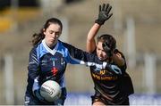 24 March 2017; Darcy Byrne of St Ciarán's Ballygawley in action against Eimear Kirby of John The Baptist Community School during the Lidl All Ireland PPS Senior A Championship Final match between John The Baptist Community School and St Ciarans Ballygawley at Cusack Park in Mullingar, Co Westmeath. Photo by Piaras Ó Mídheach/Sportsfile