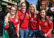 24 March 2017; Welsh supporters in Temple Bar ahead of the FIFA World Cup Qualifier Group D match between Republic of Ireland and Wales at the Aviva Stadium in Dublin. Photo by Stephen McCarthy/Sportsfile