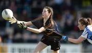24 March 2017; Ashling Ryan of John The Baptist Community School in action against Bronagh McAleer of St Ciarán's Ballygawley during the Lidl All Ireland PPS Senior A Championship Final match between John The Baptist Community School and St Ciarans Ballygawley at Cusack Park in Mullingar, Co Westmeath. Photo by Piaras Ó Mídheach/Sportsfile