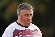 3 September 2011; Westmeath manager Peter Leahy during the game. TG4 All-Ireland Ladies Intermediate Football Championship Semi-Final, Westmeath v Limerick, St. Brendan's Park, Birr, Co. Offaly. Picture credit: Barry Cregg / SPORTSFILE