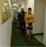 19 March 2017; Roscommon captain Ciaráin Murtagh leads his side out from the dressing room for the second half in the Allianz Football League Division 1 Round 5 match between Monaghan and Roscommon at Páirc Grattan in Inniskeen, Co Monaghan. Photo by Piaras Ó Mídheach/Sportsfile