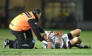24 March 2017; Ruan Pienaar of Ulster after picking up an injury during the Guinness PRO12 Round 18 match between Newport Gwent Dragons and Ulster at Rodney Parade in Newport, Wales. Photo by Ben Evans/Sportsfile