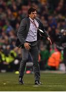 24 March 2017; Wales manager Chris Coleman during the FIFA World Cup Qualifier Group D match between Republic of Ireland and Wales at the Aviva Stadium in Dublin. Photo by Ramsey Cardy/Sportsfile