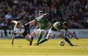 25 March 2017; Garry Buckley of Cork City in action against Chris Shields of Dundalk during the SSE Airtricity League Premier Division game between Cork City and Dundalk at Turner's Cross in Cork. Photo by Diarmuid Greene/Sportsfile