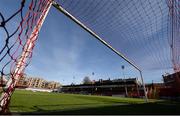 25 March 2017; A general view of the pitch and stadium prior to the SSE Airtricity League Premier Division game between St Patrick's Athletic and Shamrock Rovers at Richmond Park in Dublin. Photo by Seb Daly/Sportsfile
