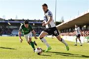 25 March 2017; Dane Massey of Dundalk in action against Jimmy Keohane of Cork City during the SSE Airtricity League Premier Division game between Cork City and Dundalk at Turner's Cross in Cork. Photo by Diarmuid Greene/Sportsfile