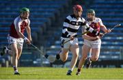 25 March 2017; Adrian Mullen of St Kieran's College in action against Neil Quinlan, left, and Paddy Cadell of Our Lady's Secondary School Templemore during the Masita GAA All Ireland Post Primary Schools Croke Cup Final game between St. Kieran's College and Our Ladys Secondary School Templemore at Semple Stadium in Thurles, Co. Tipperary. Photo by Piaras Ó Mídheach/Sportsfile