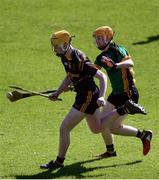 25 March 2017; Eóin Sheehan of John The Baptist Community School in action against Darren Grego of St Mary's CBGS during the Masita GAA All Ireland Post Primary Schools Paddy Buggy Cup Final game between John The Baptist Community School and St Mary's CBGS at Semple Stadium in Thurles, Co. Tipperary. Photo by Piaras Ó Mídheach/Sportsfile