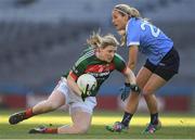 25 March 2017; Cora Staunton of Mayo in action against Kate McKenna of Dublin during the Lidl Ladies Football National League Round 6 match between Dublin and Mayo at Croke Park, in Dublin. Photo by Brendan Moran/Sportsfile