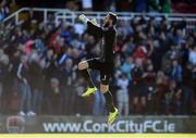 25 March 2017; Mark McNulty of Cork City celebrates after Karl Sheppard scored their side's first goal during the SSE Airtricity League Premier Division game between Cork City and Dundalk at Turner's Cross in Cork. Photo by Diarmuid Greene/Sportsfile