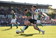 25 March 2017; Sean Maguire of Cork City in action against Brian Gartland of Dundalk during the SSE Airtricity League Premier Division game between Cork City and Dundalk at Turner's Cross in Cork. Photo by Diarmuid Greene/Sportsfile