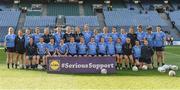 25 March 2017; The Dublin squad before the Lidl Ladies Football National League Round 6 match between Dublin and Mayo at Croke Park, in Dublin. Photo by Brendan Moran/Sportsfile