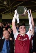 25 March 2017; Our Lady's Secondary School Templemore captain Paddy Cadell lifts the cup after the Masita GAA All Ireland Post Primary Schools Croke Cup Final game between St. Kieran's College and Our Ladys Secondary School Templemore at Semple Stadium in Thurles, Co. Tipperary. Photo by Piaras Ó Mídheach/Sportsfile