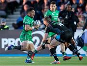 25 March 2017; Bundee Aki of Connacht in action against Sean Lamont of Glasgow Warriors during the Guinness PRO12 Round 18 match between Glasgow Warriors and Connacht at Scotstoun Stadium in Glasgow, Scotland. Photo by Kenny Smith/Sportsfile