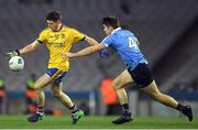 25 March 2017; Ciarán Murtagh of Roscommon in action against David Byrne of Dublin during the Allianz Football League Division 1 Round 6 game between Dublin and Roscommon at Croke Park in Dublin. Photo by Brendan Moran/Sportsfile