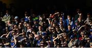 25 March 2017; Leinster supporters in the Laighin Pit watch on in the sunshine during the Guinness PRO12 Round 18 game between Leinster and Cardiff Blues at RDS Arena in Ballsbridge, Dublin. Photo by Ramsey Cardy/Sportsfile