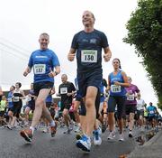 3 September 2011; Michael Burke, 137, and John Brennan,130, both from Waterford A.C. in action during the Woodie's DIY AAI National Half Marathon, Waterford. Picture credit: Matt Browne / SPORTSFILE