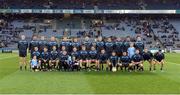 25 March 2017; The Dublin panel ahead of the Allianz Football League Division 1 Round 6 game between Dublin and Roscommon at Croke Park in Dublin. Photo by Daire Brennan/Sportsfile