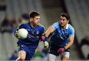25 March 2017; Darren O'Malley of Roscommon in action against Bernard Brogan of Dublin during the Allianz Football League Division 1 Round 6 game between Dublin and Roscommon at Croke Park in Dublin. Photo by Daire Brennan/Sportsfile