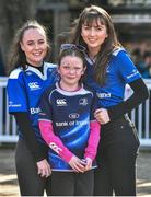 25 March 2017; Leinster supporters Aideen and Fiona Conway, and Amy Byrne, from Wicklow, ahead of the Guinness PRO12 Round 18 game between Leinster and Cardiff Blues at the RDS Arena in Ballsbridge, Dublin. Photo by Ramsey Cardy/Sportsfile