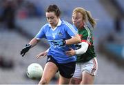25 March 2017; Kate Fitzgibbon of Dublin in action against Marie Corbett of Mayo during the Lidl Ladies Football National League Round 6 match between Dublin and Mayo at Croke Park, in Dublin. Photo by Brendan Moran/Sportsfile