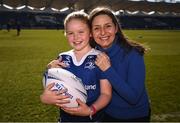 25 March 2017; Leinster matchday mascot Anna Cleary ahead of the Guinness PRO12 Round 18 game between Leinster and Cardiff Blues at RDS Arena in Ballsbridge, Dublin. Photo by Stephen McCarthy/Sportsfile