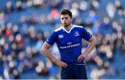 25 March 2017; Ross Byrne of Leinster during the Guinness PRO12 Round 18 game between Leinster and Cardiff Blues at the RDS Arena in Ballsbridge, Dublin. Photo by Ramsey Cardy/Sportsfile