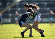 26 March 2017; Áine Fitzgerald of Loreto, Clonmel in action against Aoife O’Malley of St. Josephs, Rochortbridge during the Lidl All Ireland PPS Senior B Championship Final match between Loreto Clonmel and St. Josephs Secondary School Rochortbridge at O'Moore Park in Portlaoise. Photo by Seb Daly/Sportsfile
