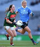 25 March 2017; Doireann Hughes of Mayo in action against Kate McKenna of Dublin during the Lidl Ladies Football National League Round 6 match between Dublin and Mayo at Croke Park, in Dublin. Photo by Brendan Moran/Sportsfile