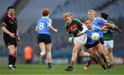 25 March 2017; Marie Corbett of Mayo is dispossessed by Rebecca McDonnell of Dublin during the Lidl Ladies Football National League Round 6 match between Dublin and Mayo at Croke Park, in Dublin. Photo by Brendan Moran/Sportsfile