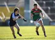 26 March 2017; Cora Maher of Loreto, Clonmel in action against Ciara O’Looney of St. Josephs, Rochortbridge during the Lidl All Ireland PPS Senior B Championship Final match between Loreto Clonmel and St. Josephs Secondary School Rochortbridge at O'Moore Park in Portlaoise. Photo by Seb Daly/Sportsfile